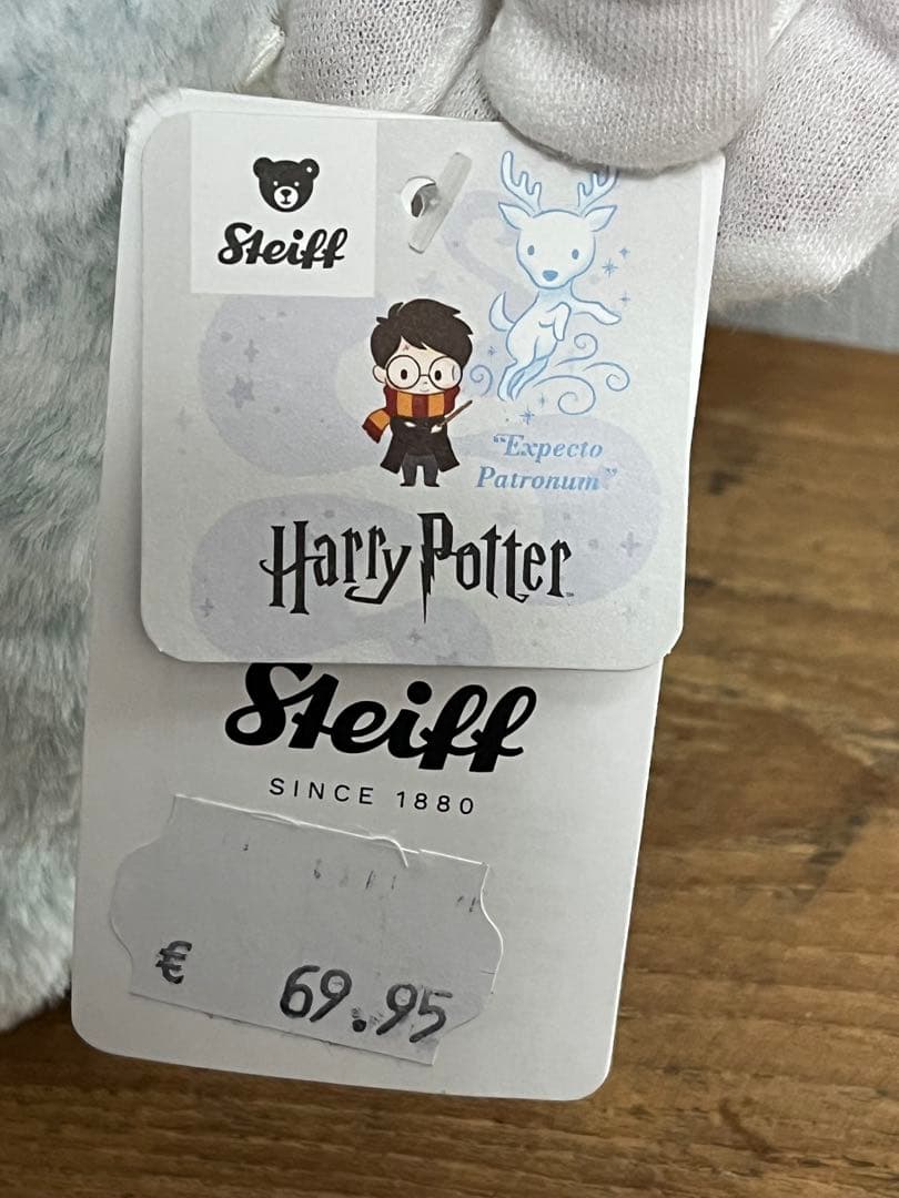 〖ドイツ購入〗 Steiff シュタイフ 未使用 ハリーポッター 牡鹿 守護霊