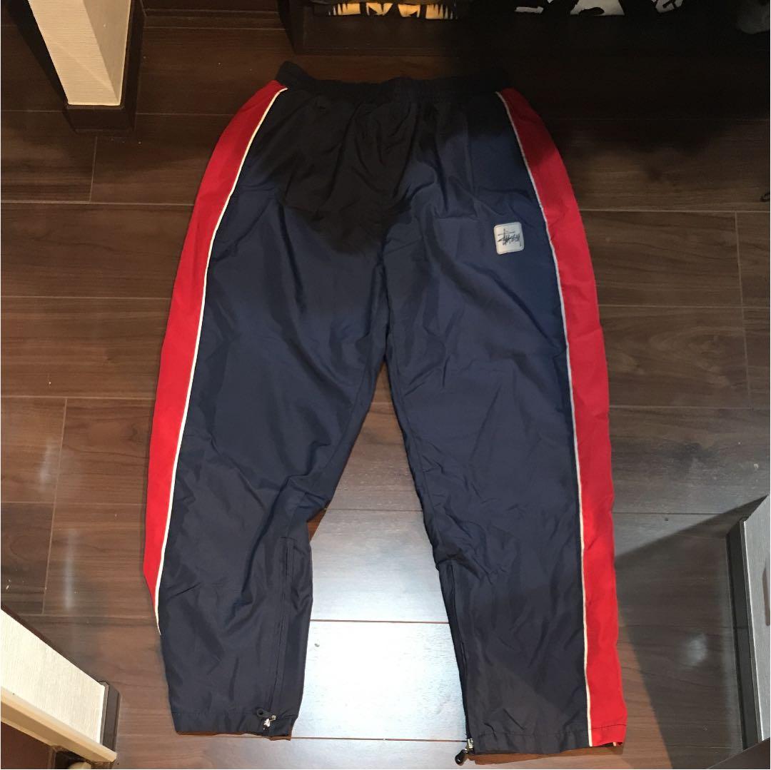 stussyトラックパンツ ナイロン Ｍ