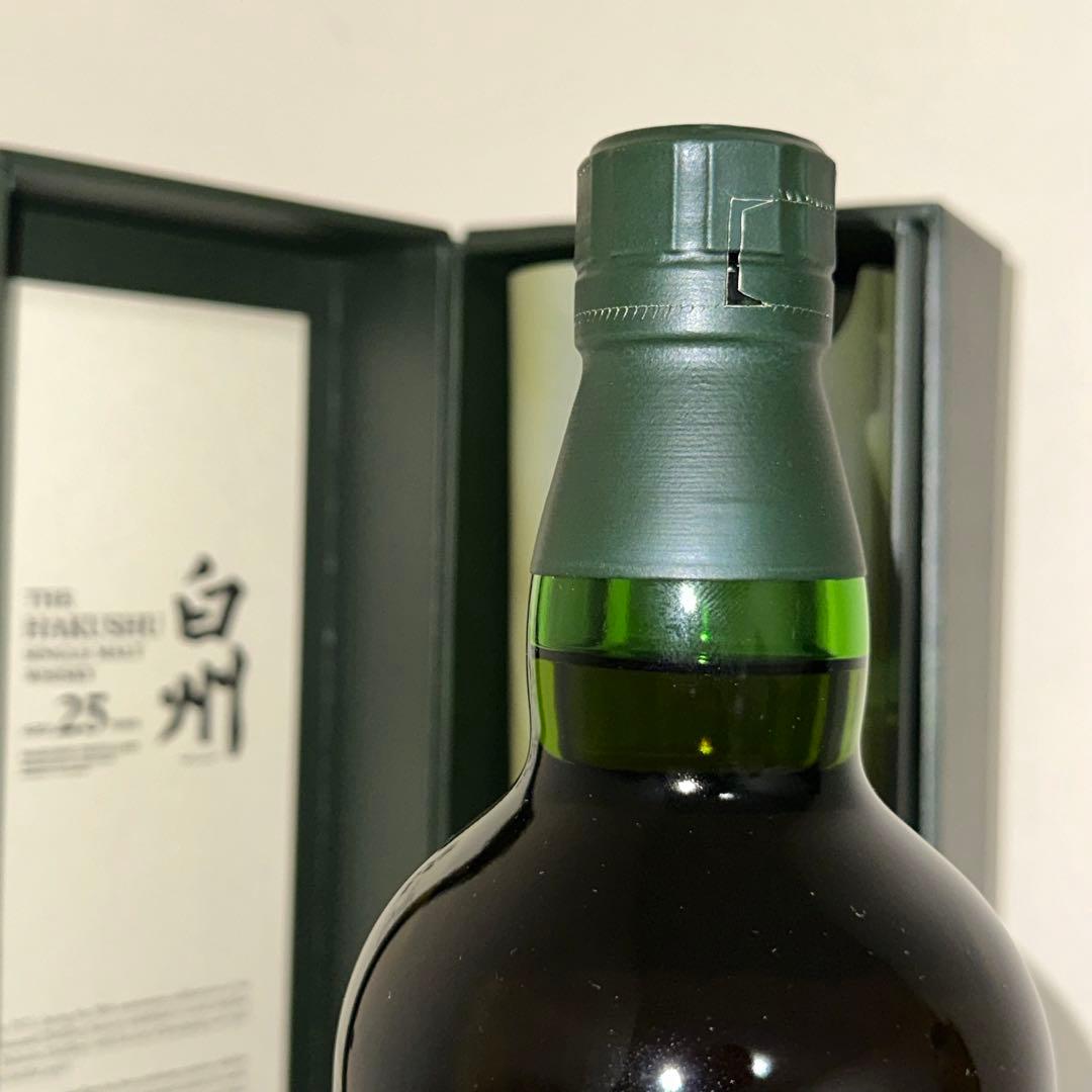 即日発送 サントリー白州25年 化粧箱入り