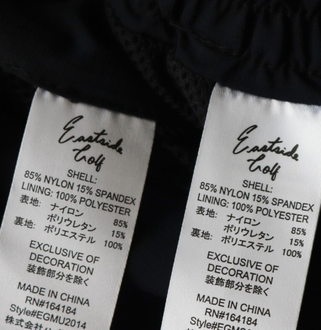 50,600円新品タグ付き【イーストサイドゴルフ】上下セットアップ 黒 M