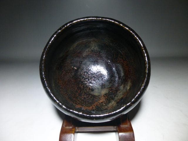 楽吉左衛門　五代　宗入　黒茶碗／楽吉左衛門　十代　旦入極め箱