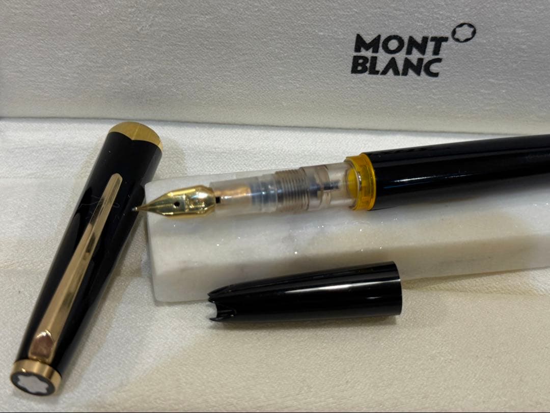 【極美品】モンブラン NO 121 万年筆18K ブラック④過渡期版　激レア