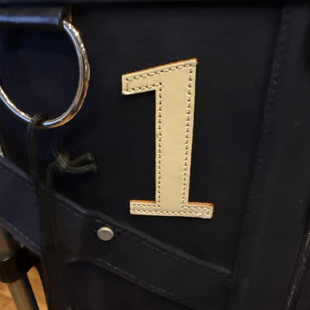 木の庄帆布　ネイビー ゴルフバッグ キャディバッグ