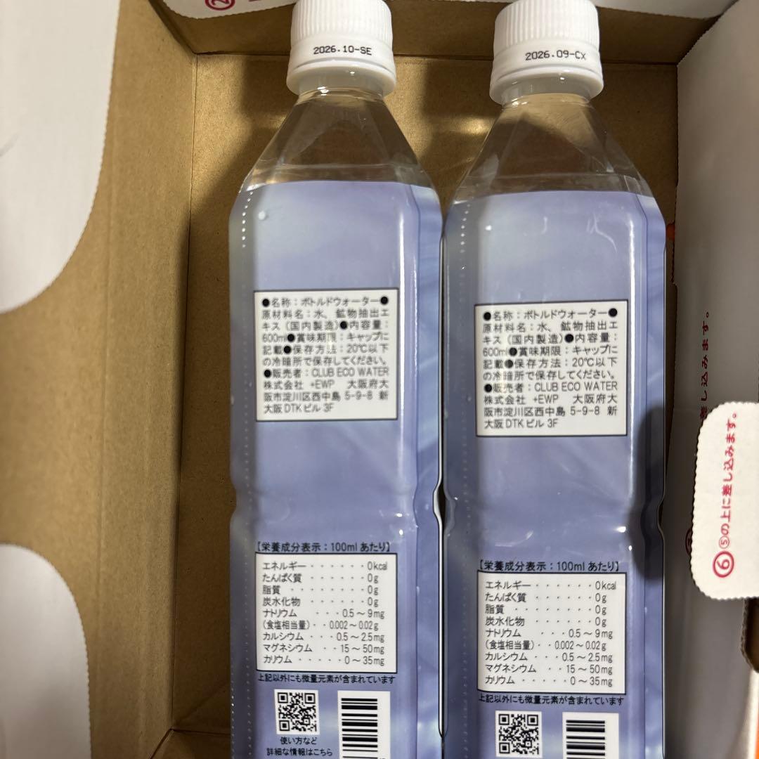 ライフエッセンス　600ml ×2本　クラブエコウォーター　ミネラル補助食品