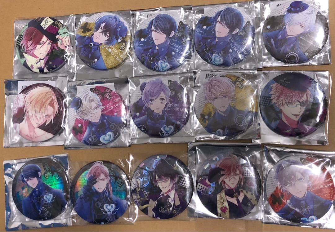 DIABOLIK LOVERS SECRET DISPLAY缶バッジセット