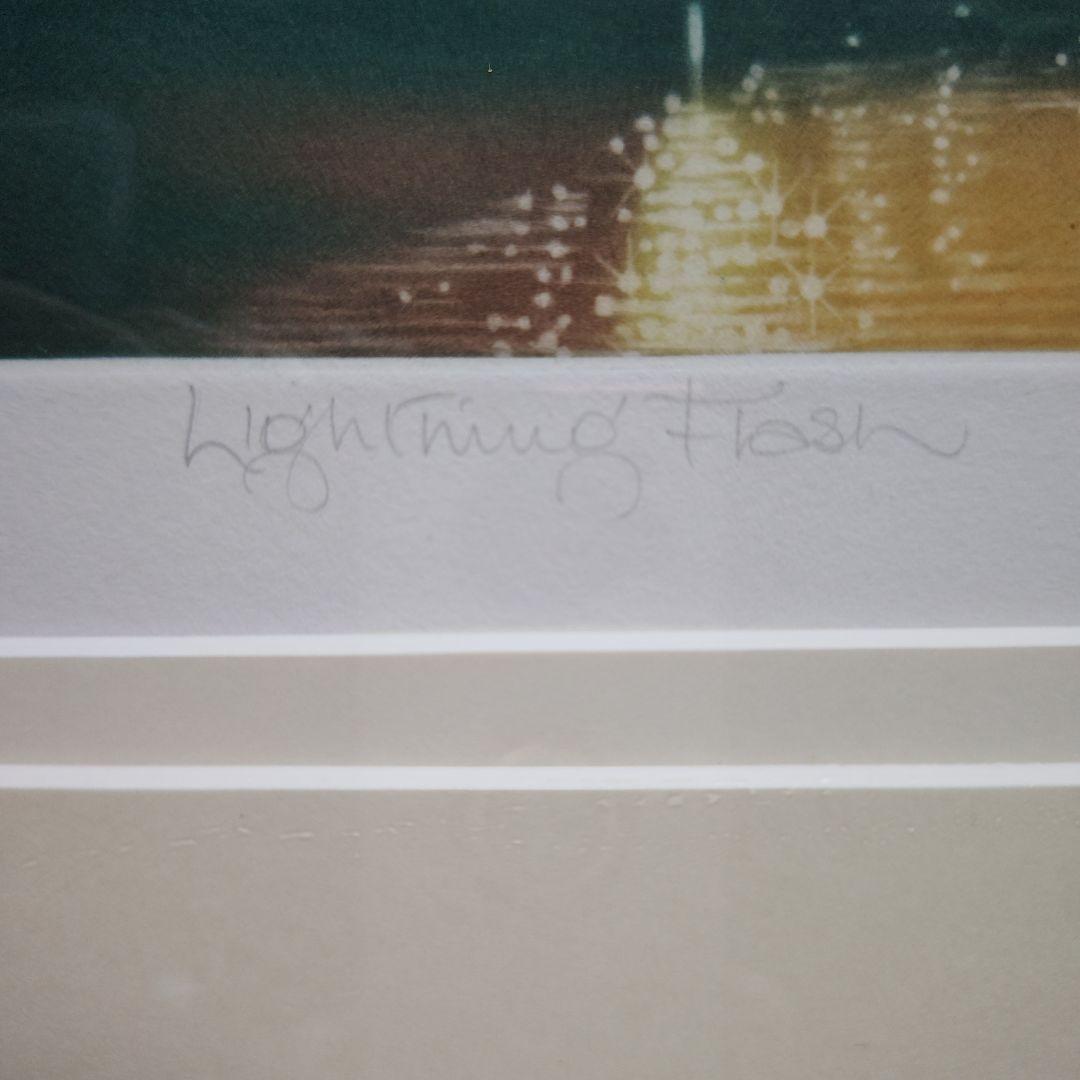 特価◯絵画 カラー銅版画 額装品