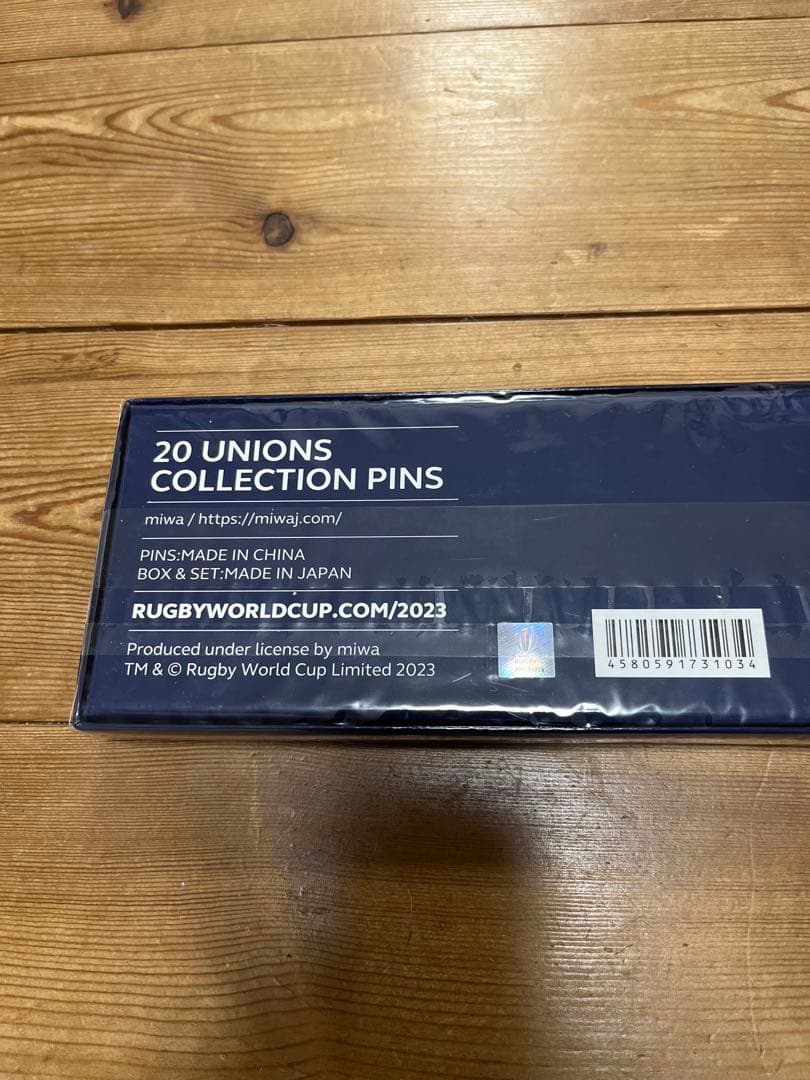 20UNIONS COLLECTION PINS　ラグビー　ワールドカップ ピン