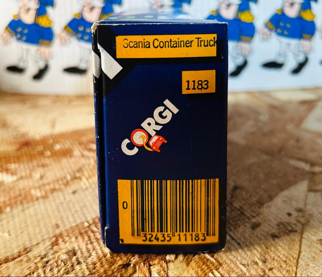 81' Corgi adidas Scania truckアディダスミニカーGB