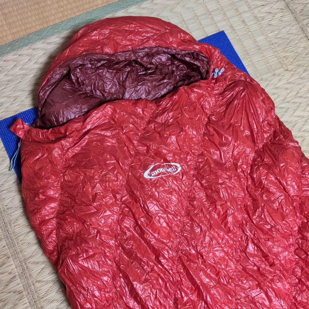 【美品】mont-bellダウンハガー800#3　ダウンシュラフ寝袋　モンベル