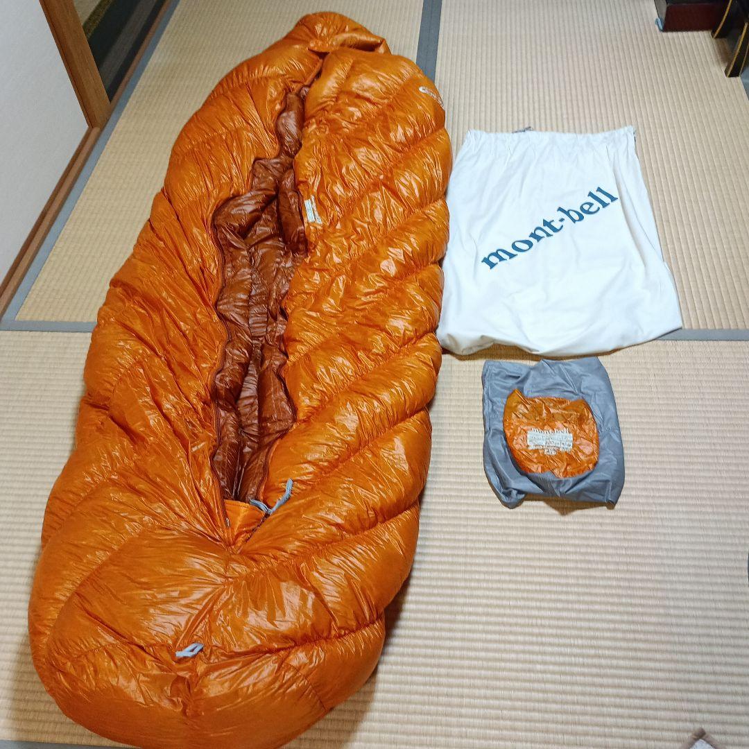 寝袋mont-bellシームレスハガー800EXP