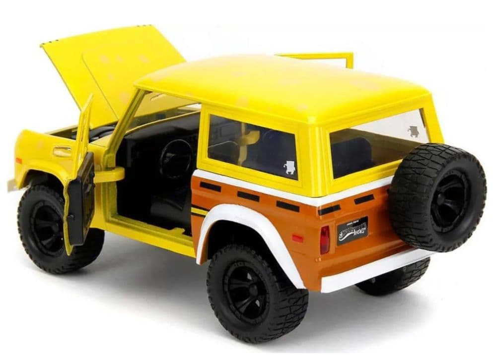 Jada Toys1973 フォード・ブロンコ & スポンジボブ・フィギア