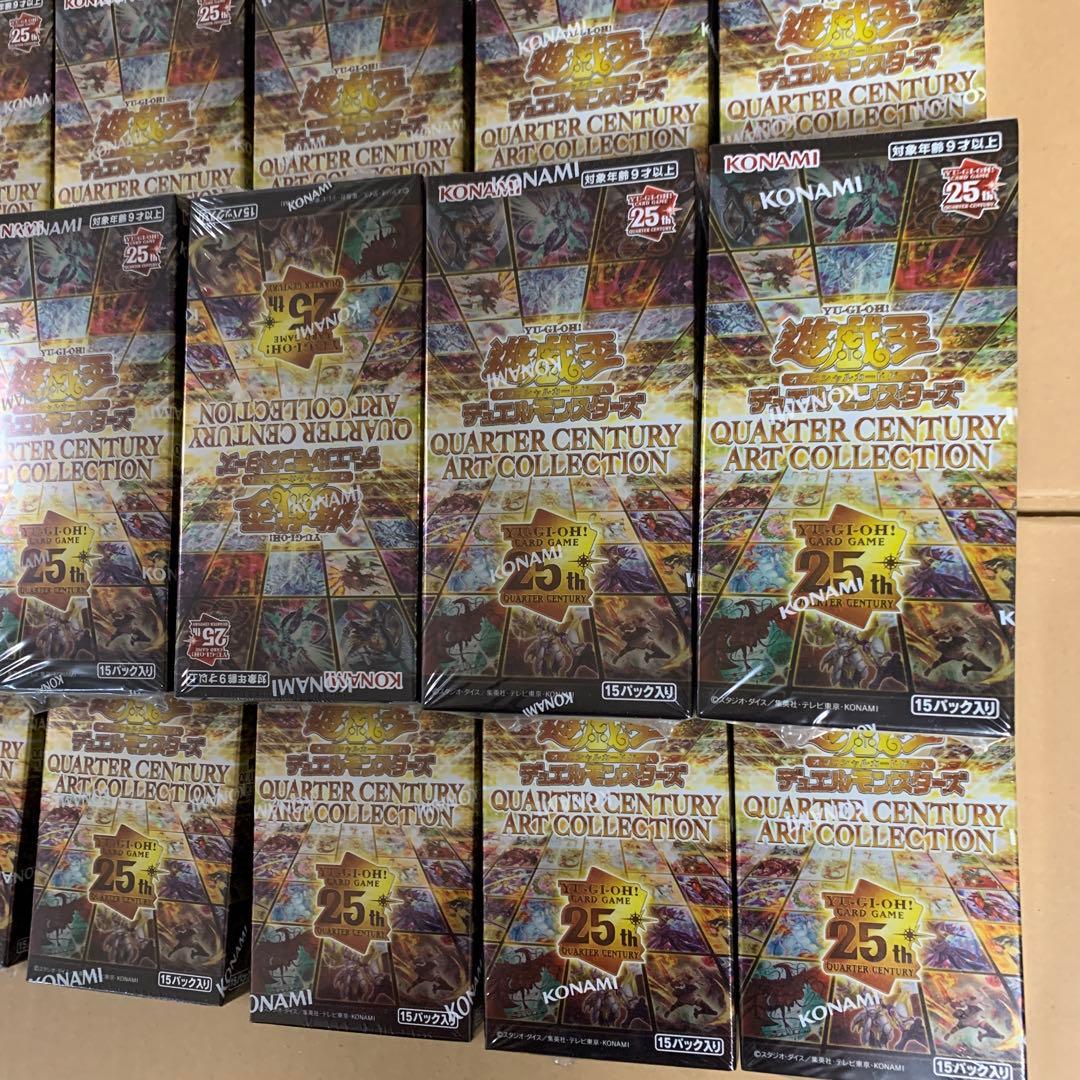 遊戯王　クオーターセンチュリーアートコレクション18BOX シュリンク付き