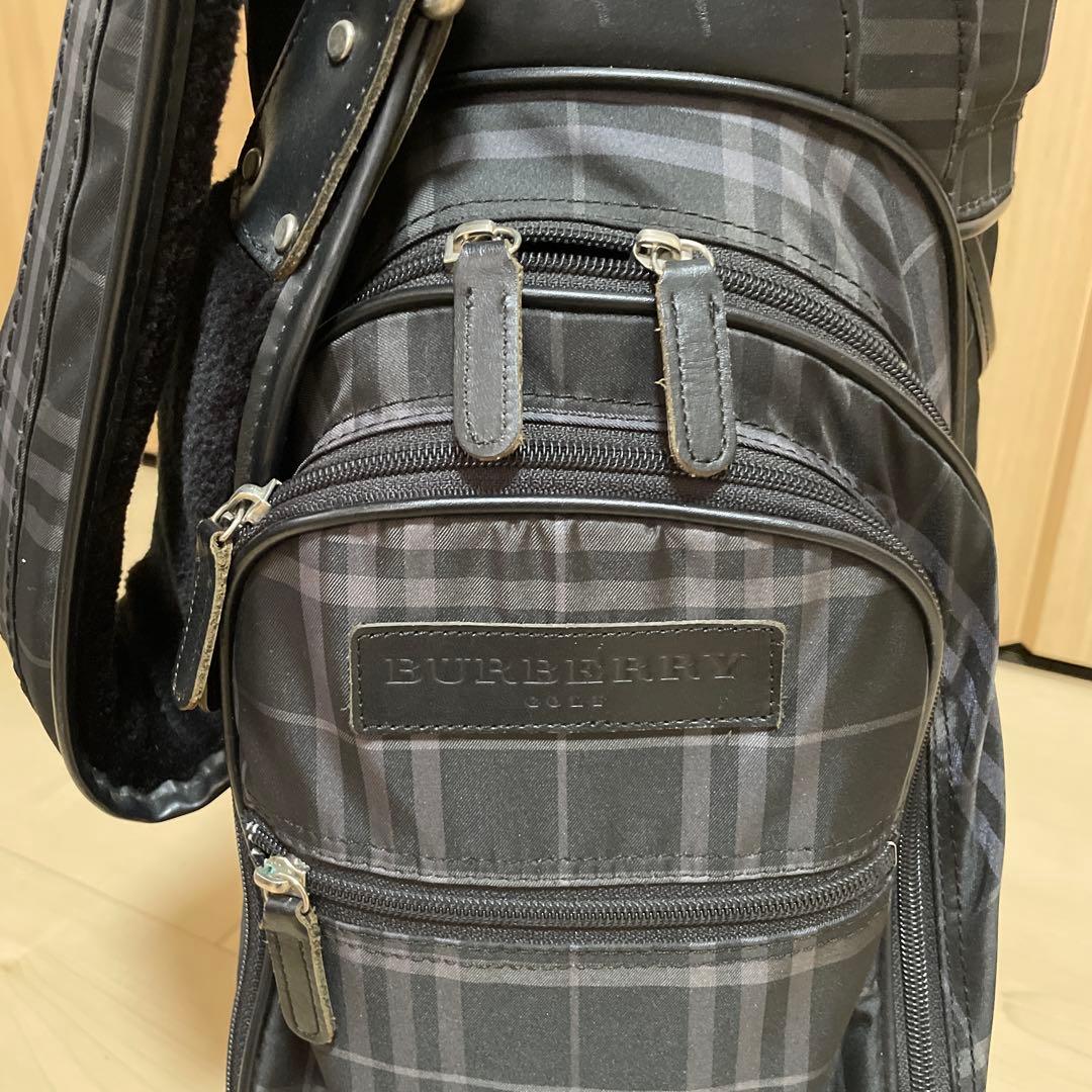 バーバリー　キャディバッグ　チェック柄