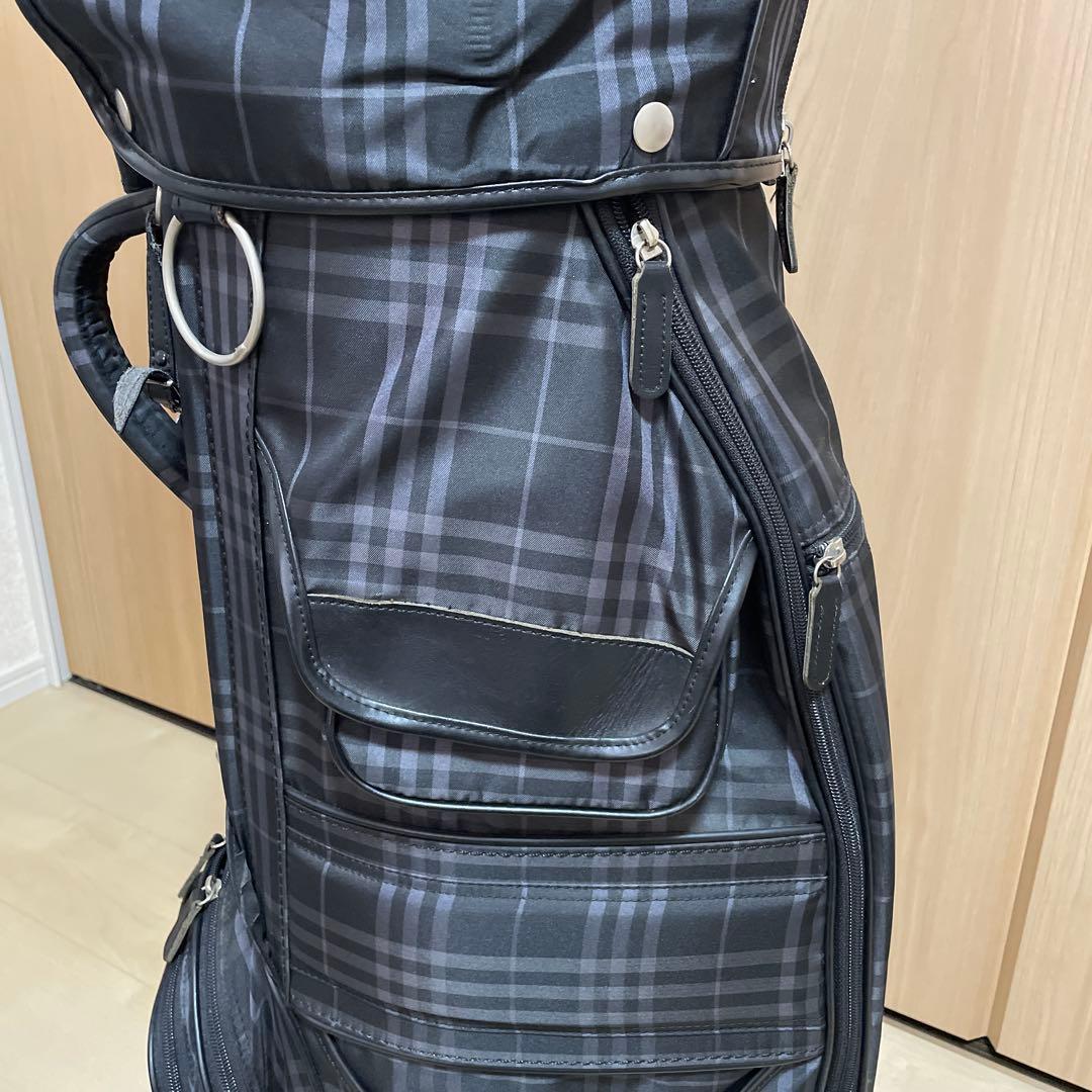 バーバリー　キャディバッグ　チェック柄