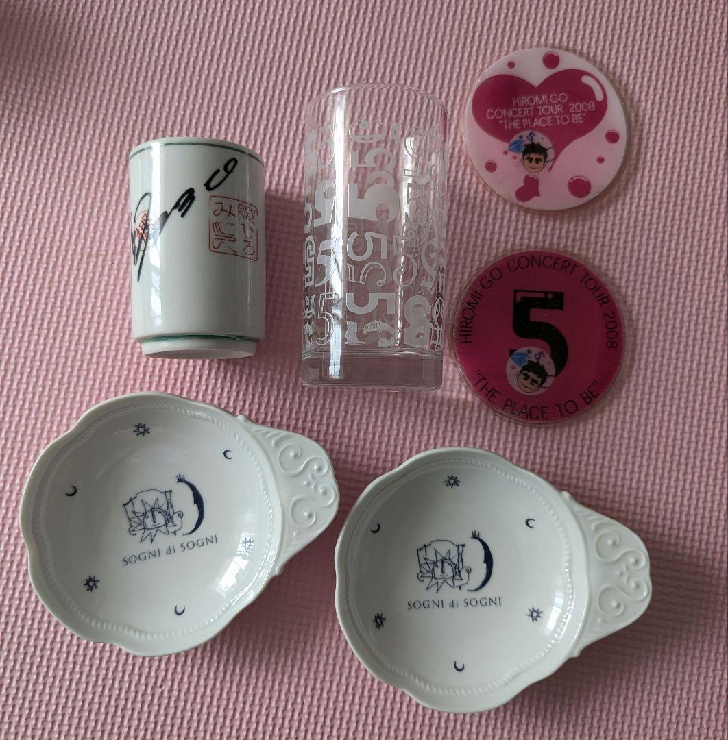 郷ひろみさんグッズ　まとめ売り　食器　コースター　ソーニ・ディ・ソーニ皿　希少品