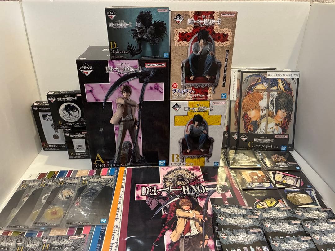 一番くじ　デスノート　全賞　コンプリート　フィギュア　ラストワン　下位賞含む