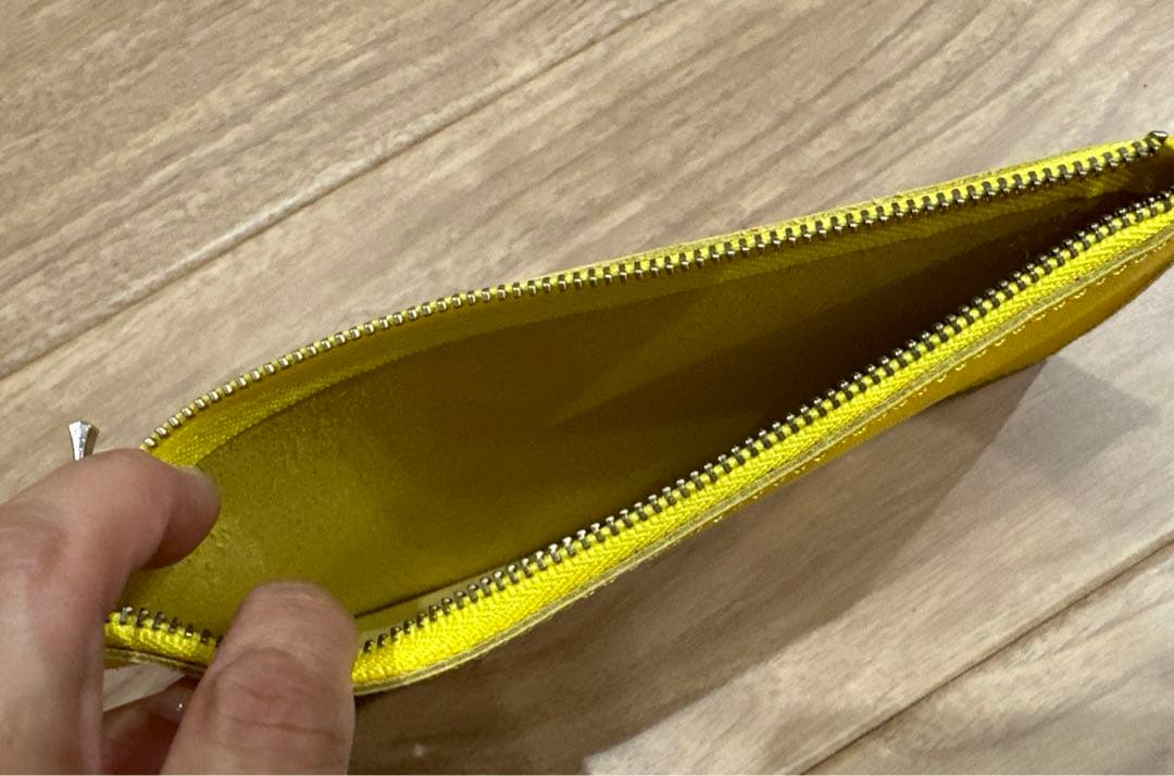 LADIN 黄色 トートバッグ 付属ポーチ付き