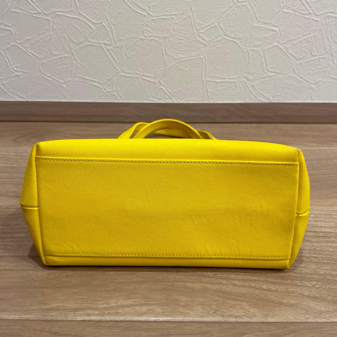 LADIN 黄色 トートバッグ 付属ポーチ付き
