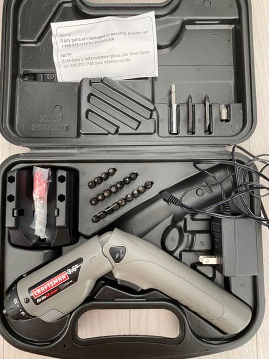 クラフツマン Craftsman 3.6 Volt Screwd