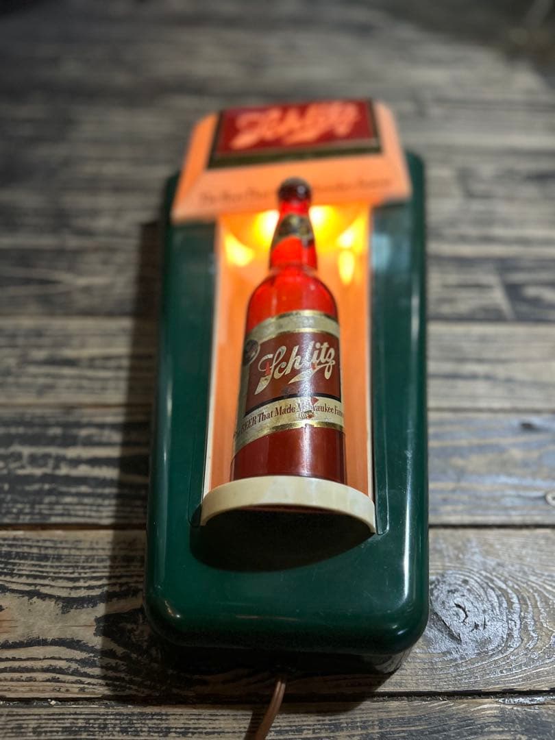 1950sヴィンテージ Schlitz シュリッツビールサインライト