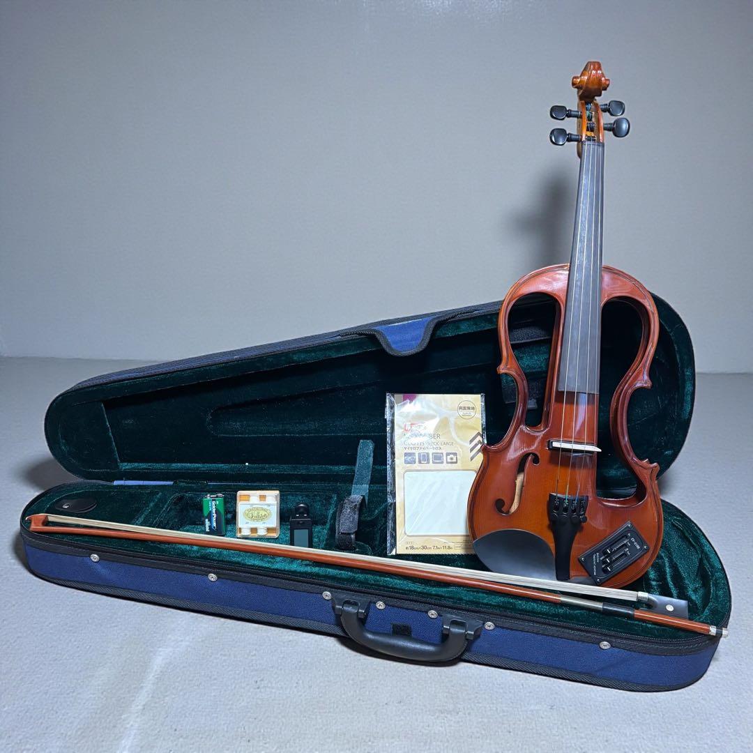 【入門用】HALLSTATT CV-210E エレキバイオリン 美品 セット
