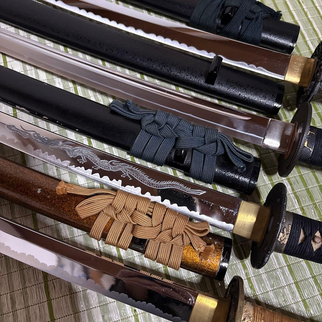 模造刀　模擬刀　武士　侍　伝統工芸　剣　ソード　太刀　　鞘　鍔　セット