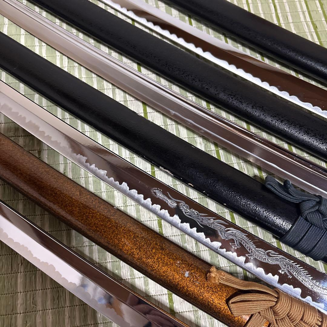 模造刀　模擬刀　武士　侍　伝統工芸　剣　ソード　太刀　　鞘　鍔　セット