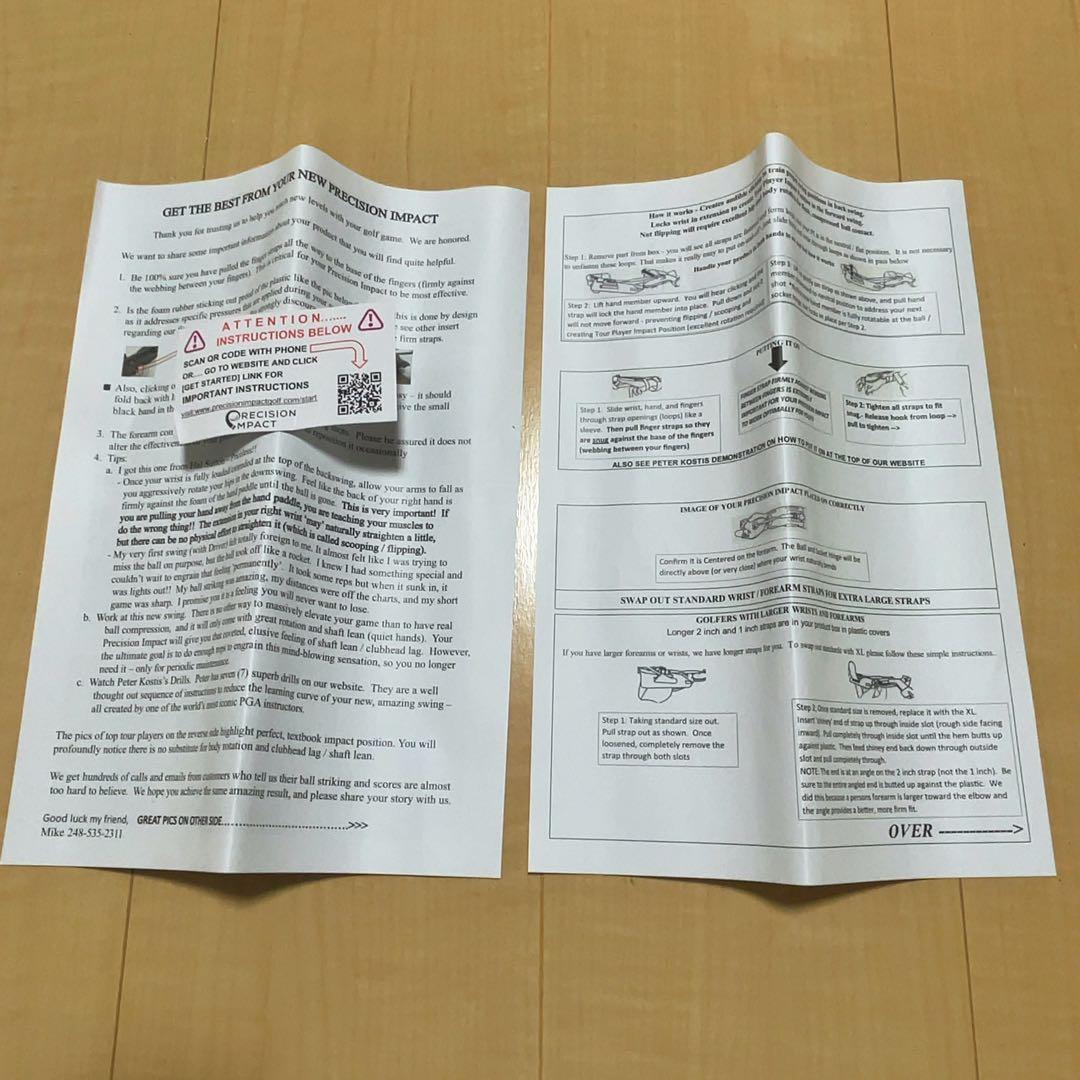 プレシジョンインパクト ゴルフ練習器具 ★飛距離＆ミート率向上★