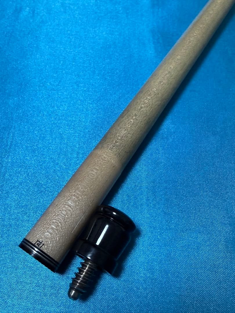 USED シャフト　ブラックパール カスタム キュー　10山フラット