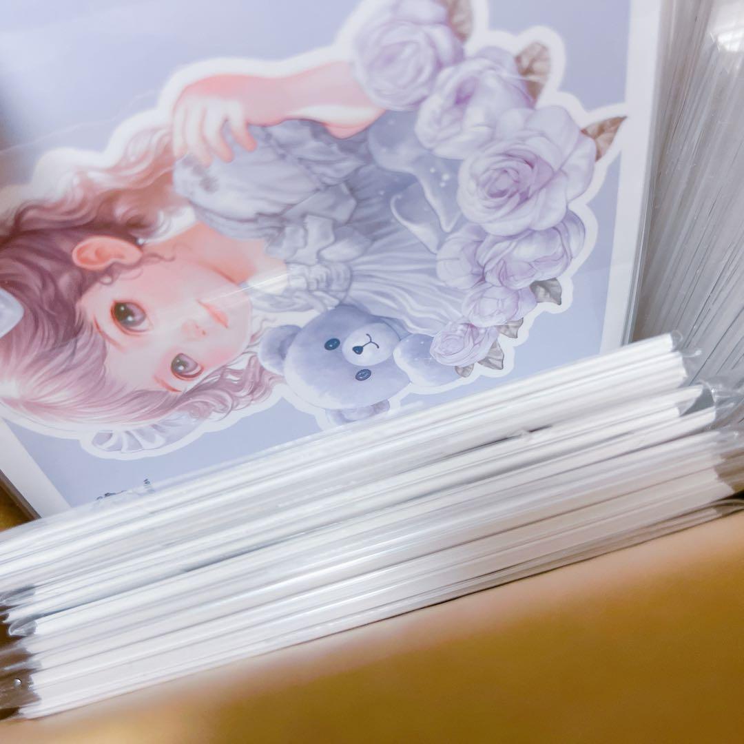 【80サイズ】　人物ステッカー　装飾ステッカー　まとめ売り　大量　紙モノ