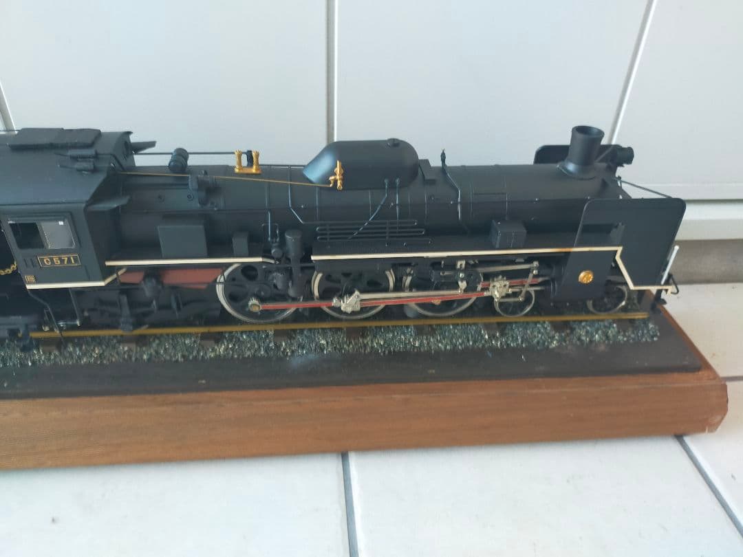 【超希少】C57型 模型機関車 ガラスケース付き