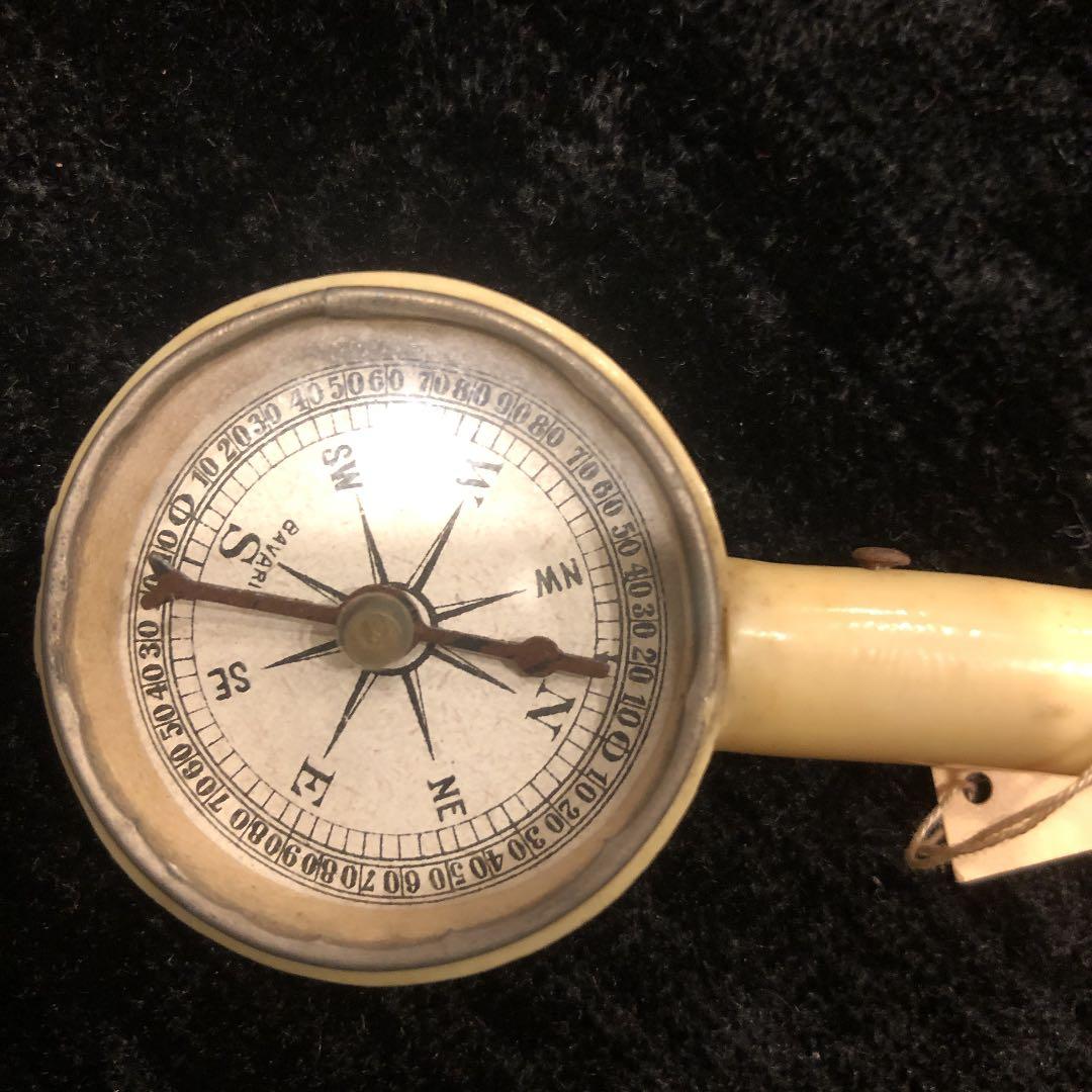 イギリス・セルロイド製　アンティークコンパス