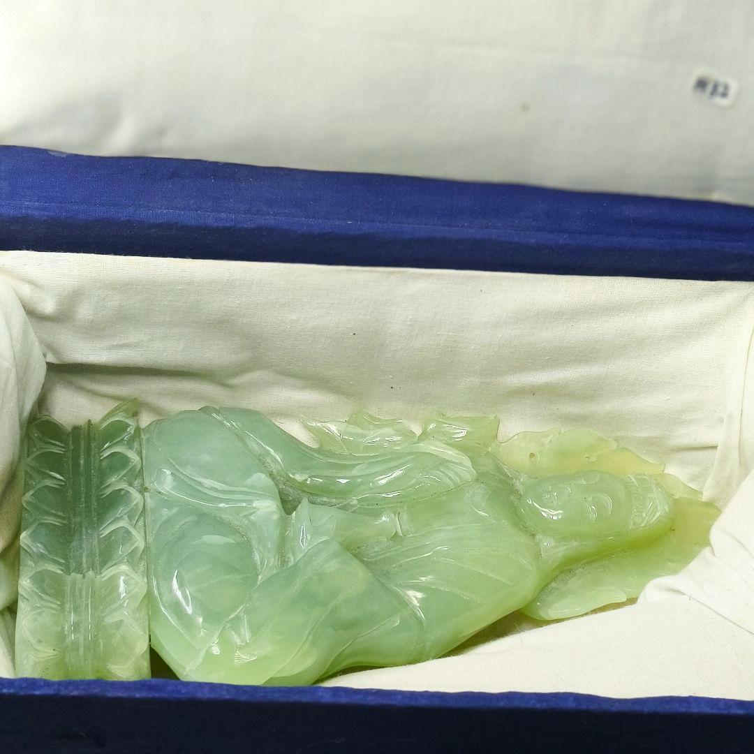 中国骨董 玉観音 天然石 手彫り 仏教美術 コレクター放出 風水グッズ 時代物