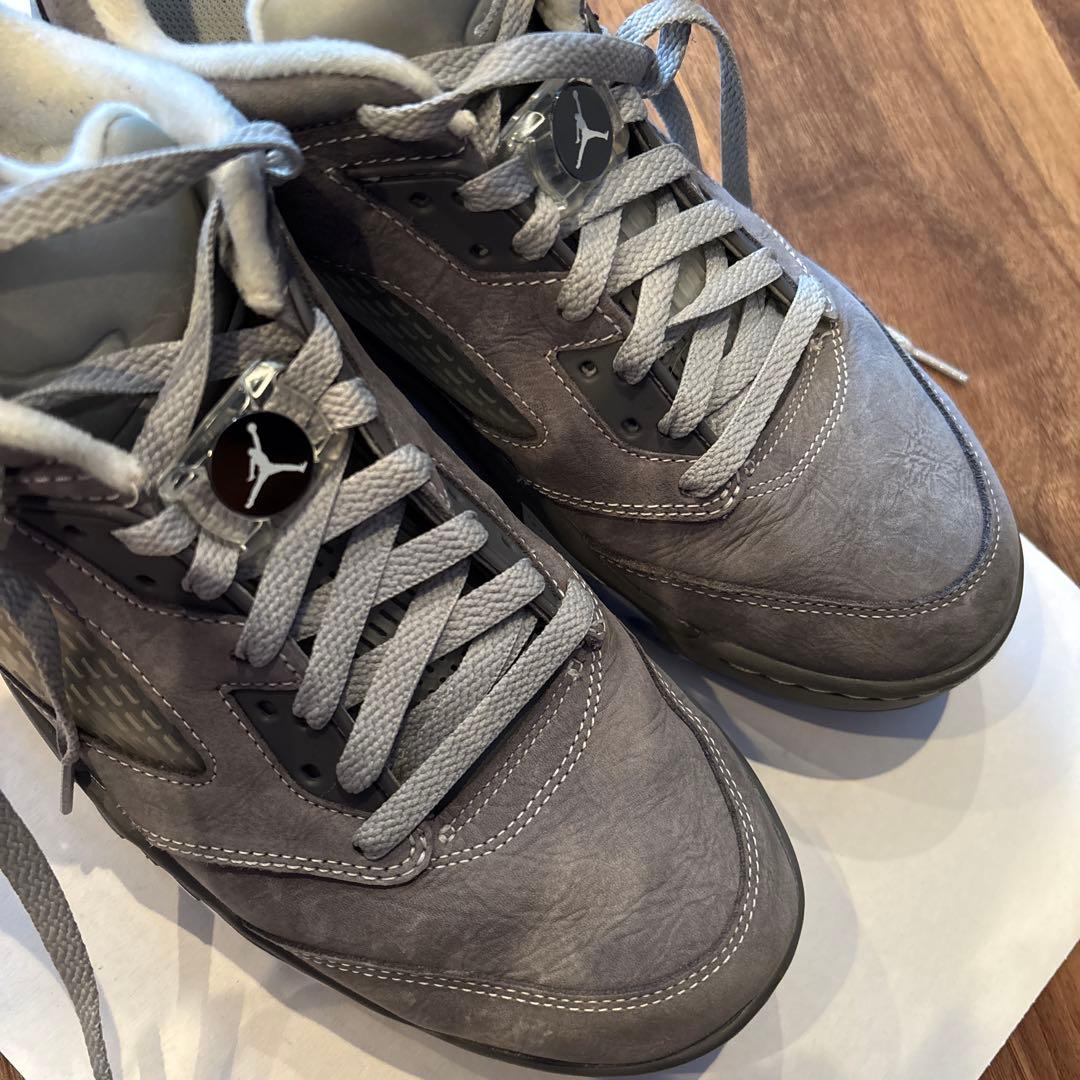 ナイキエアジョーダン5 ゴルフ ウルフグレー　28cm