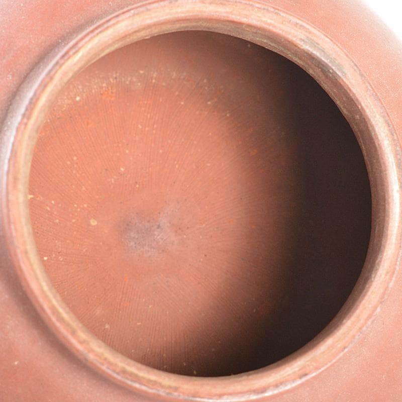 中国　紫砂　朱泥　梅文　急須　茶壷　在銘　V　R5756