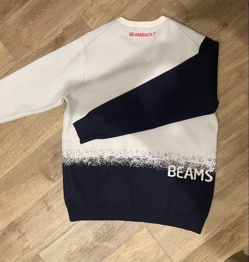BEAMS GOLF グラデーション長袖セーター