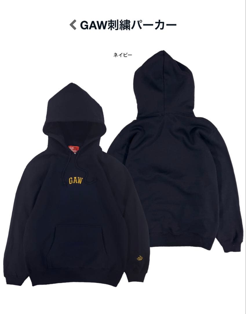 MAN WITH A MISSIONGAW刺繍パーカー XL マンウィズ