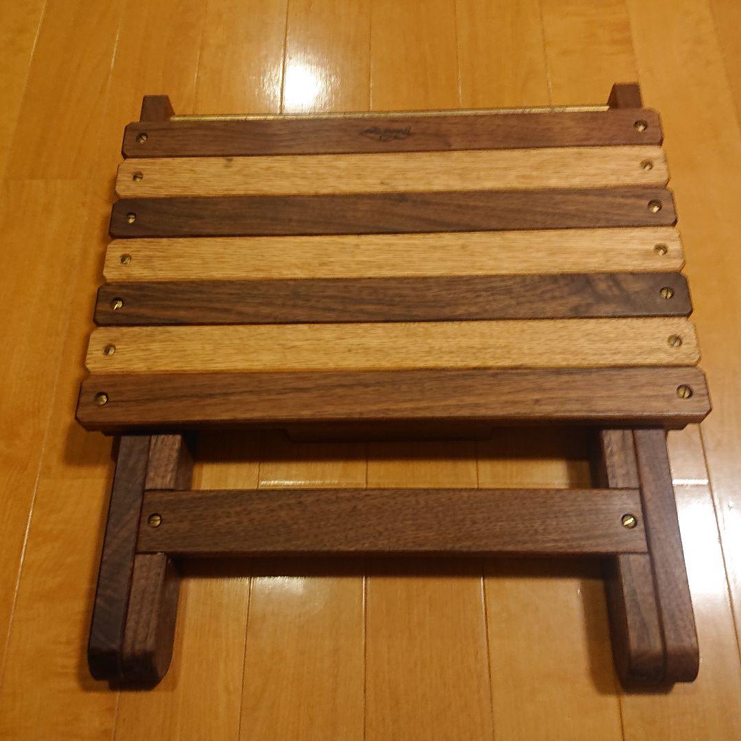 Ground Zero ウォルナット×真鍮 サイドテーブル 木琴テーブル