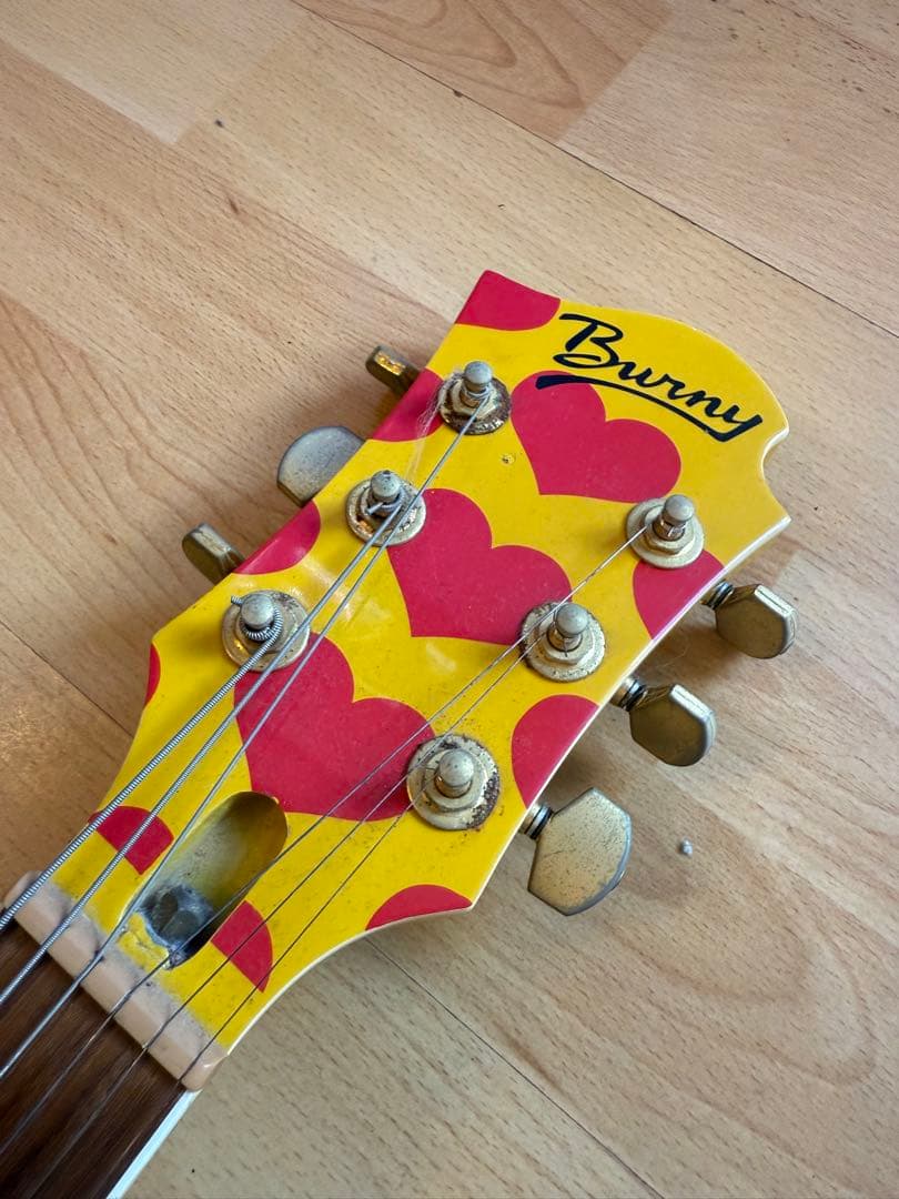 イエローハート ギター Burny MG-145S hide