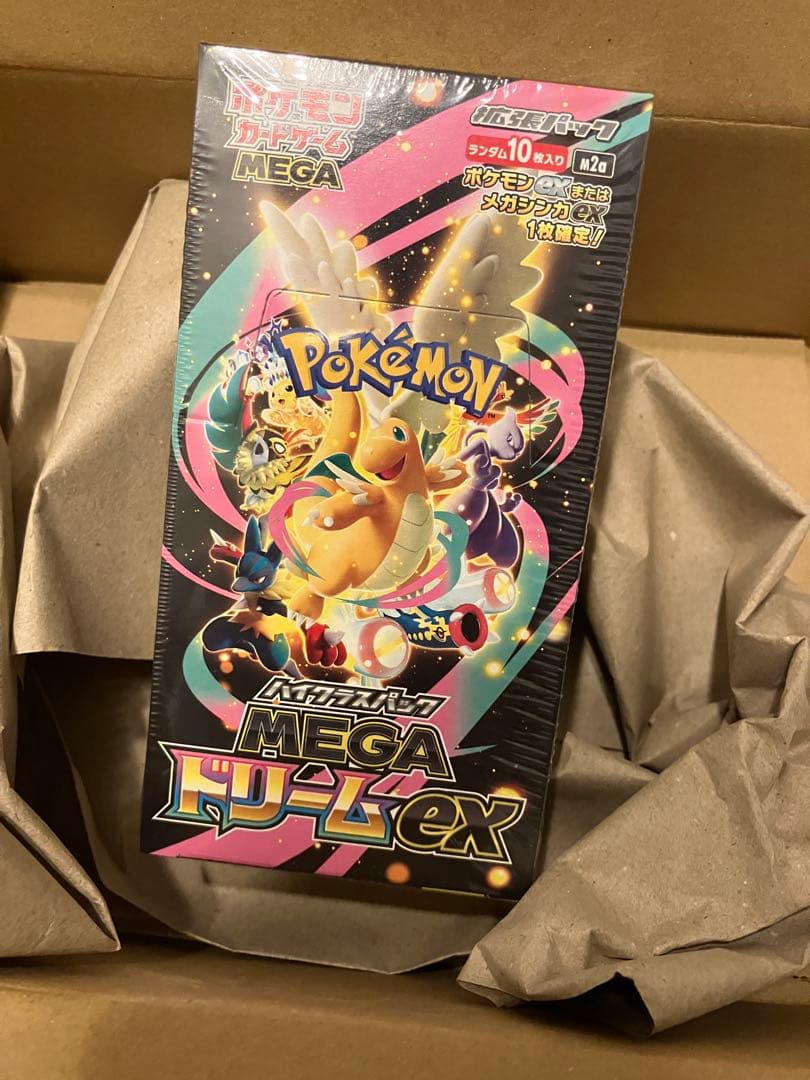 ポケモンカードゲーム MEGA ドリームex 1ボックス/10パック入り
