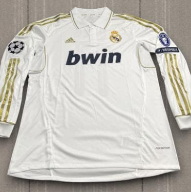 11/12 レアル・マドリード ホーム 長袖 ユニフォーム 3番 ペペ