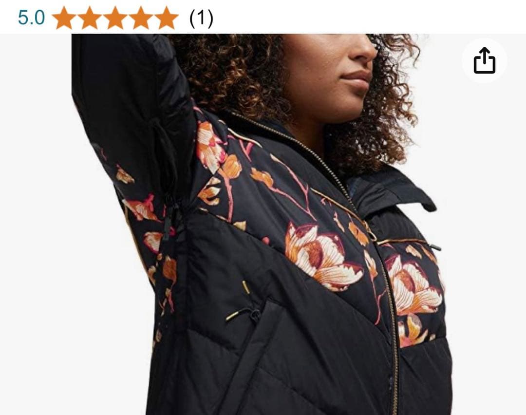 ROXY 花柄 ウィンタージャケット DRYFLIGHT 15K