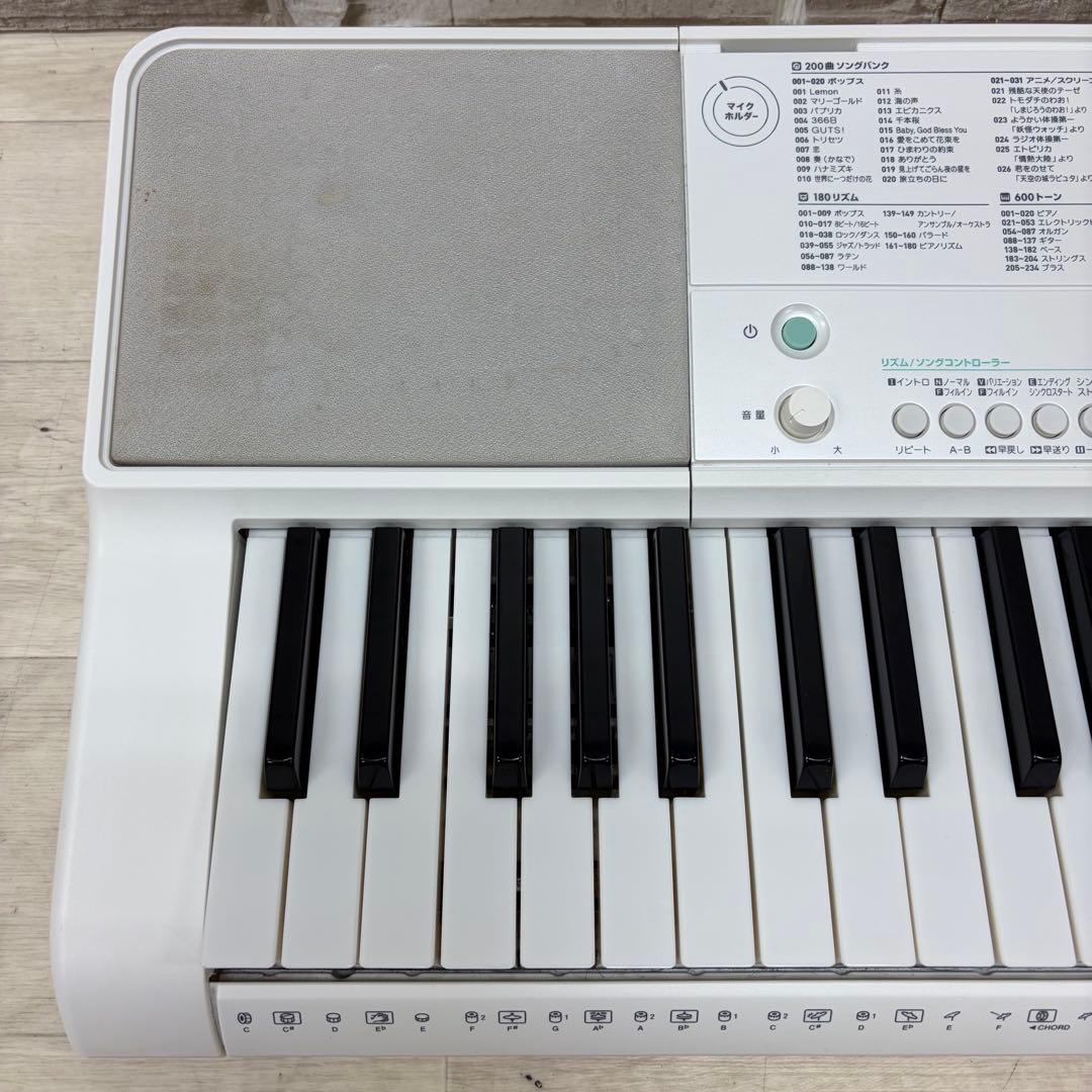 CASIO カシオ 光ナビゲーション 電子キーボード LK-512 ⑥