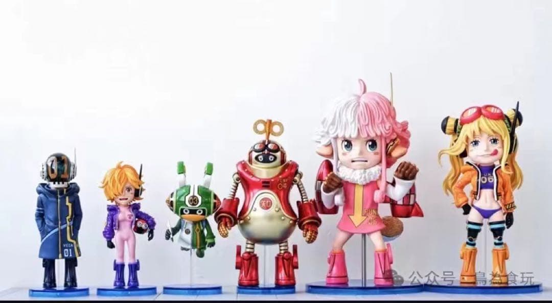 ワンピース A+ Dr.ベガパンク 6点 ガレージキット ガレキ スタチュー