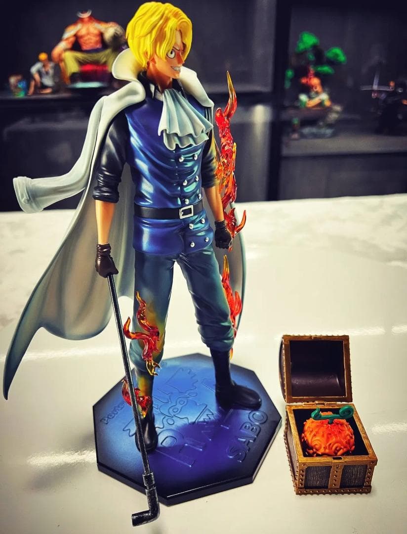 ワンピース 革命軍 サボ ガレージキット フィギュア スタチュー 塗装済み完成品