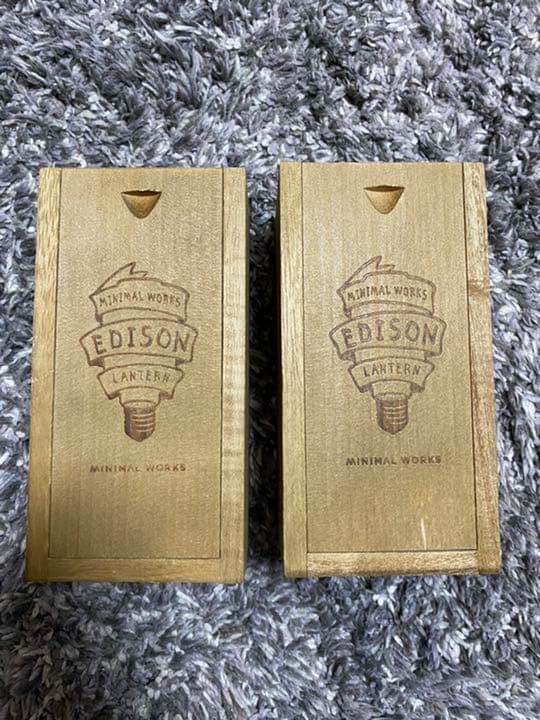 MINIMALWORKSミニマルワークス　エジソンランタン　2個