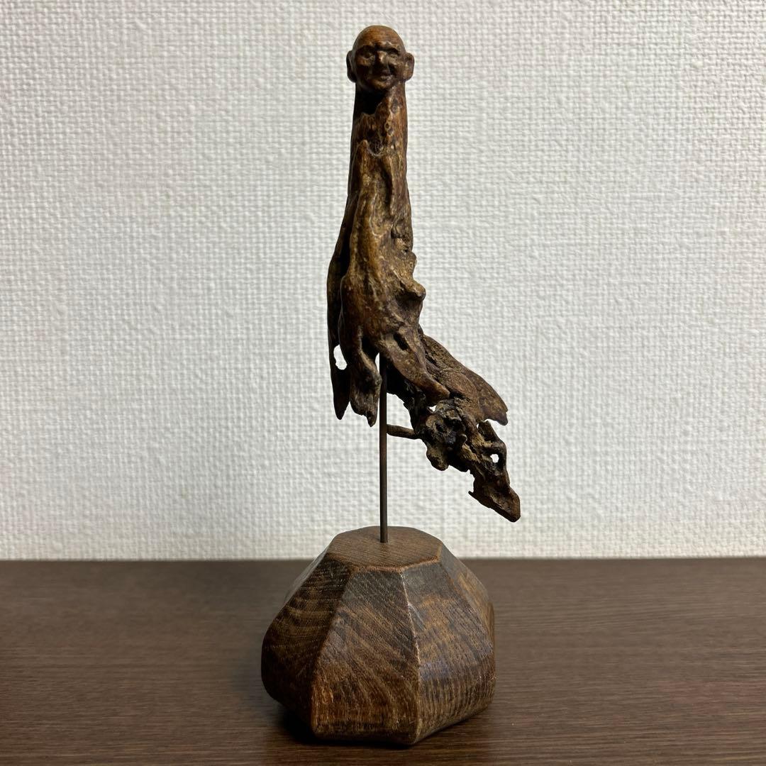 三瓶祐治氏　作品「漂流仏 羅漢」