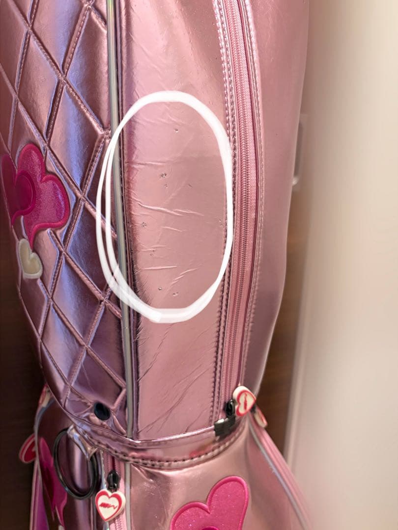 【最終値下げ】Bisser ピンク ゴルフバッグ