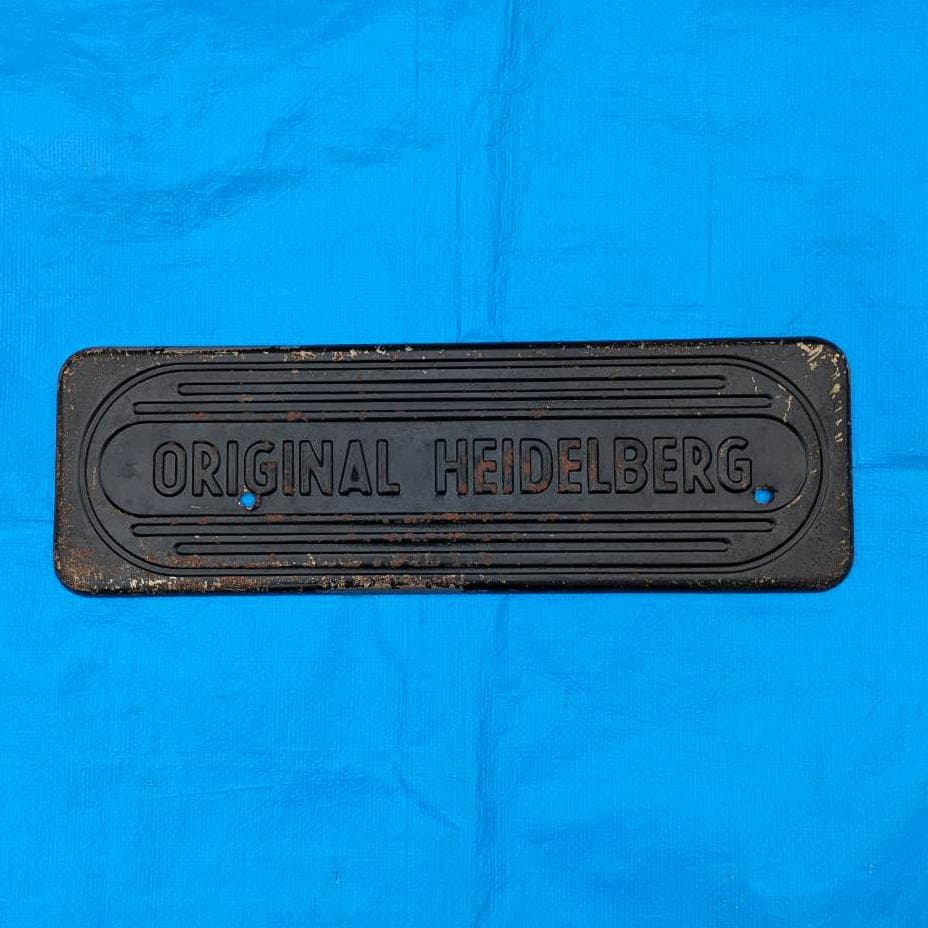 活版印刷機の看板 HEIDELBERG