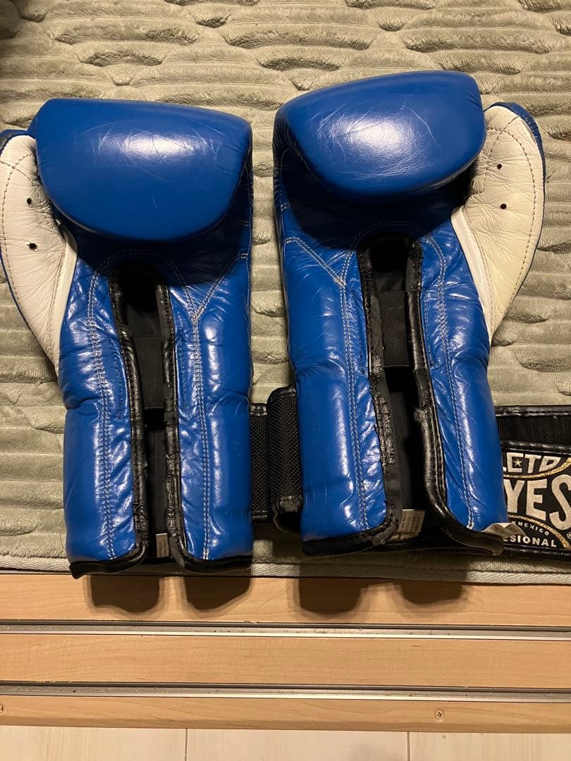 CLETO REYES ボクシンググローブ 青　14オンス　レイジェス